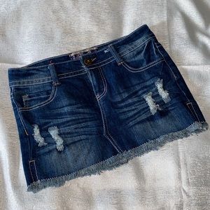 Denim Mini Skirt